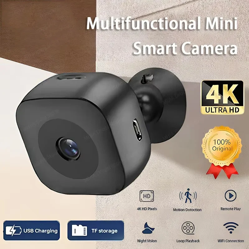 Ultra HD 4K Motion Detection & Night Vision Magnetic Smart WIFI Camera - Image 2