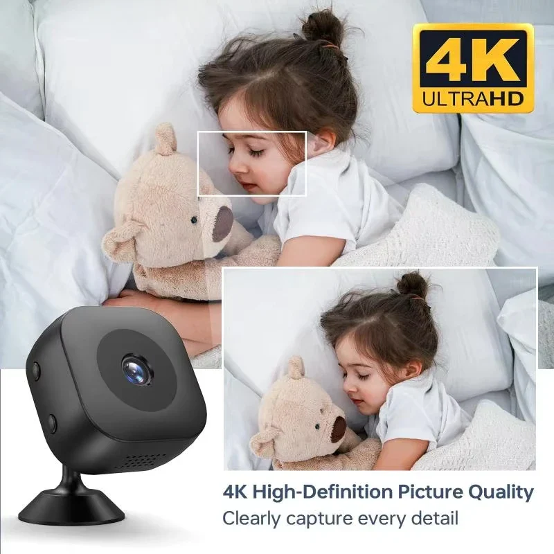 Ultra HD 4K Motion Detection & Night Vision Magnetic Smart WIFI Camera - Image 4