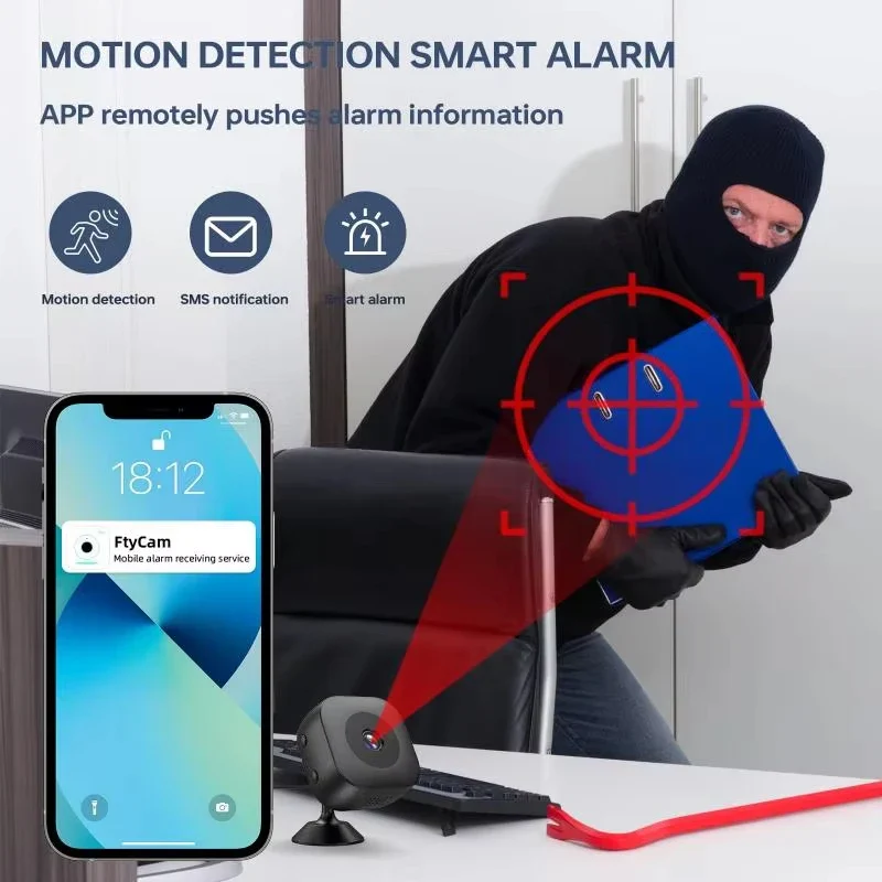Ultra HD 4K Motion Detection & Night Vision Magnetic Smart WIFI Camera - Image 5