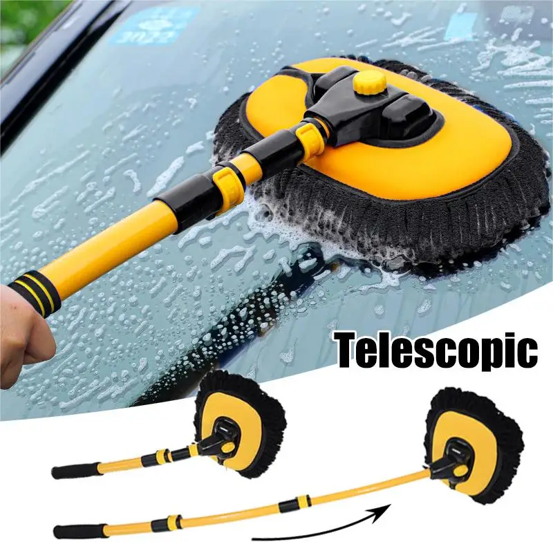 Telescoping Retractable Long Handle Car Wash Mop