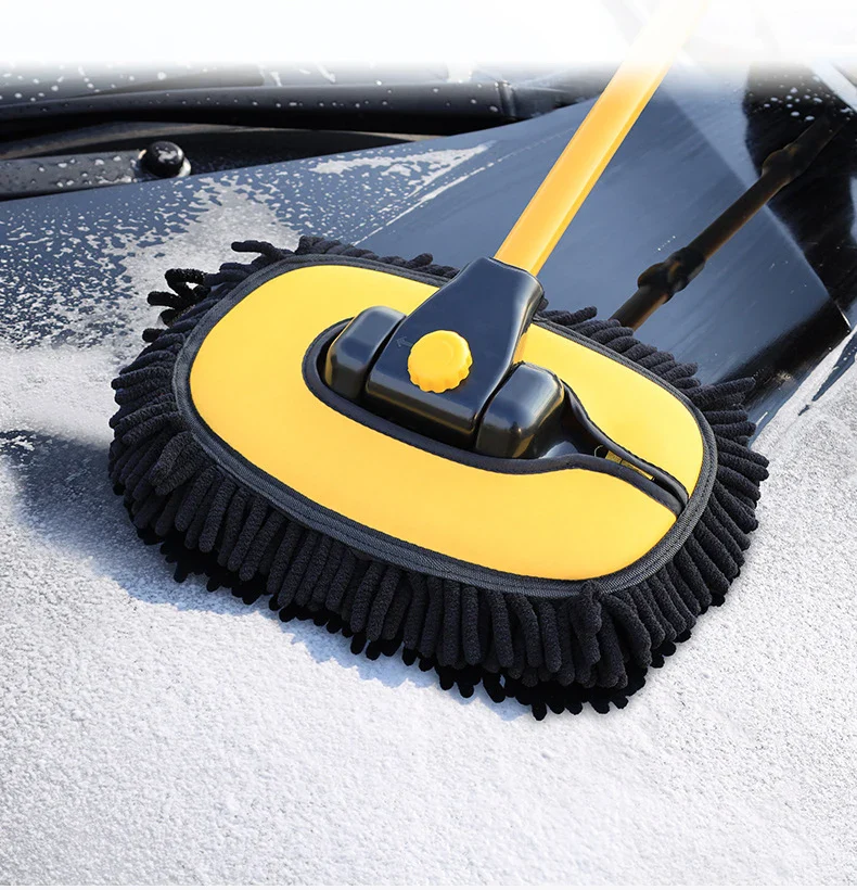 Telescoping Retractable Long Handle Car Wash Mop - Image 7