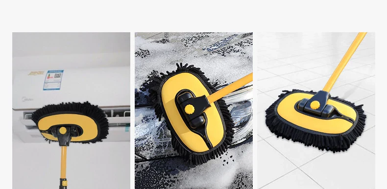 Telescoping Retractable Long Handle Car Wash Mop - Image 9