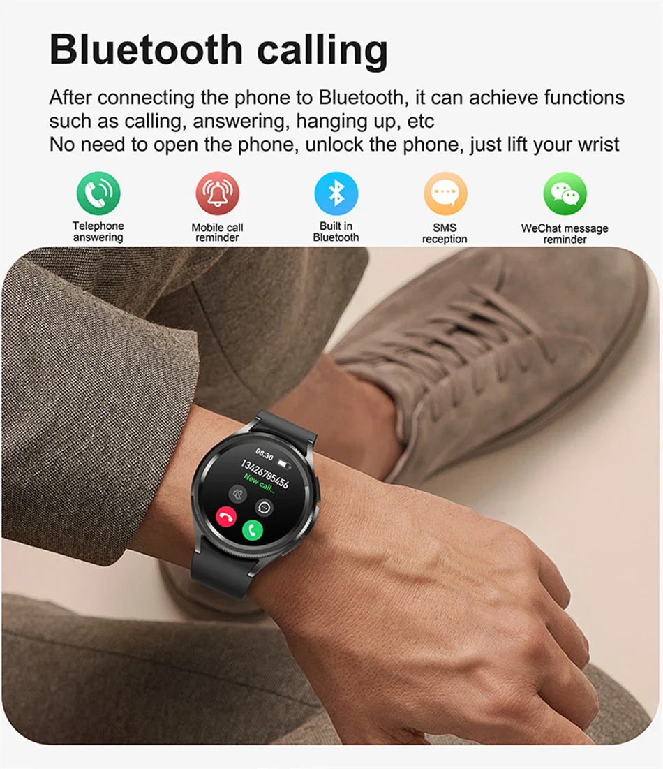 Classic Bluetooth Call Health Monitoring Smartwatch For Android & iOS - Image 11
