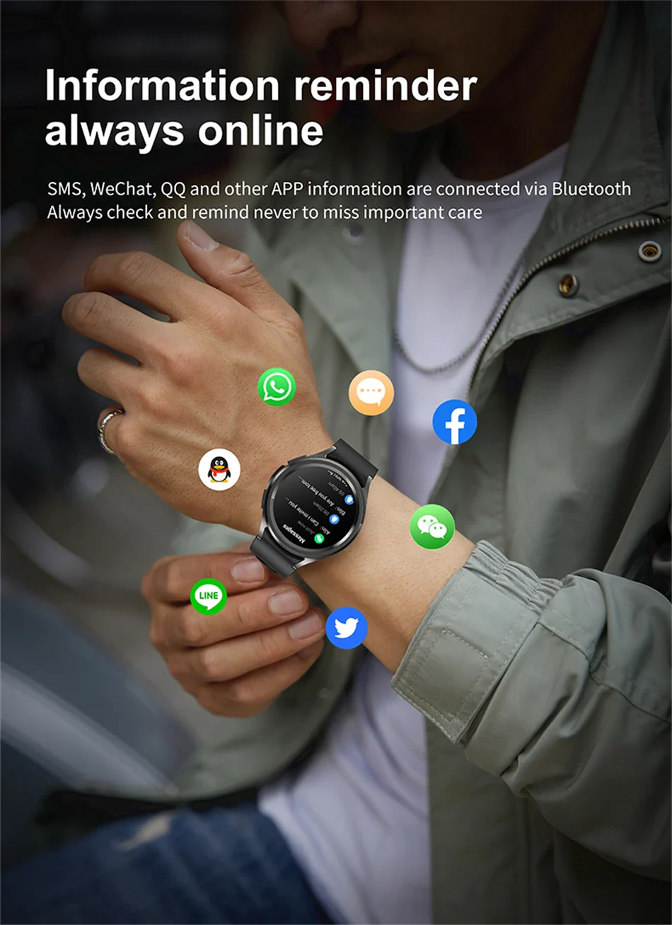 Classic Bluetooth Call Health Monitoring Smartwatch For Android & iOS - Image 12