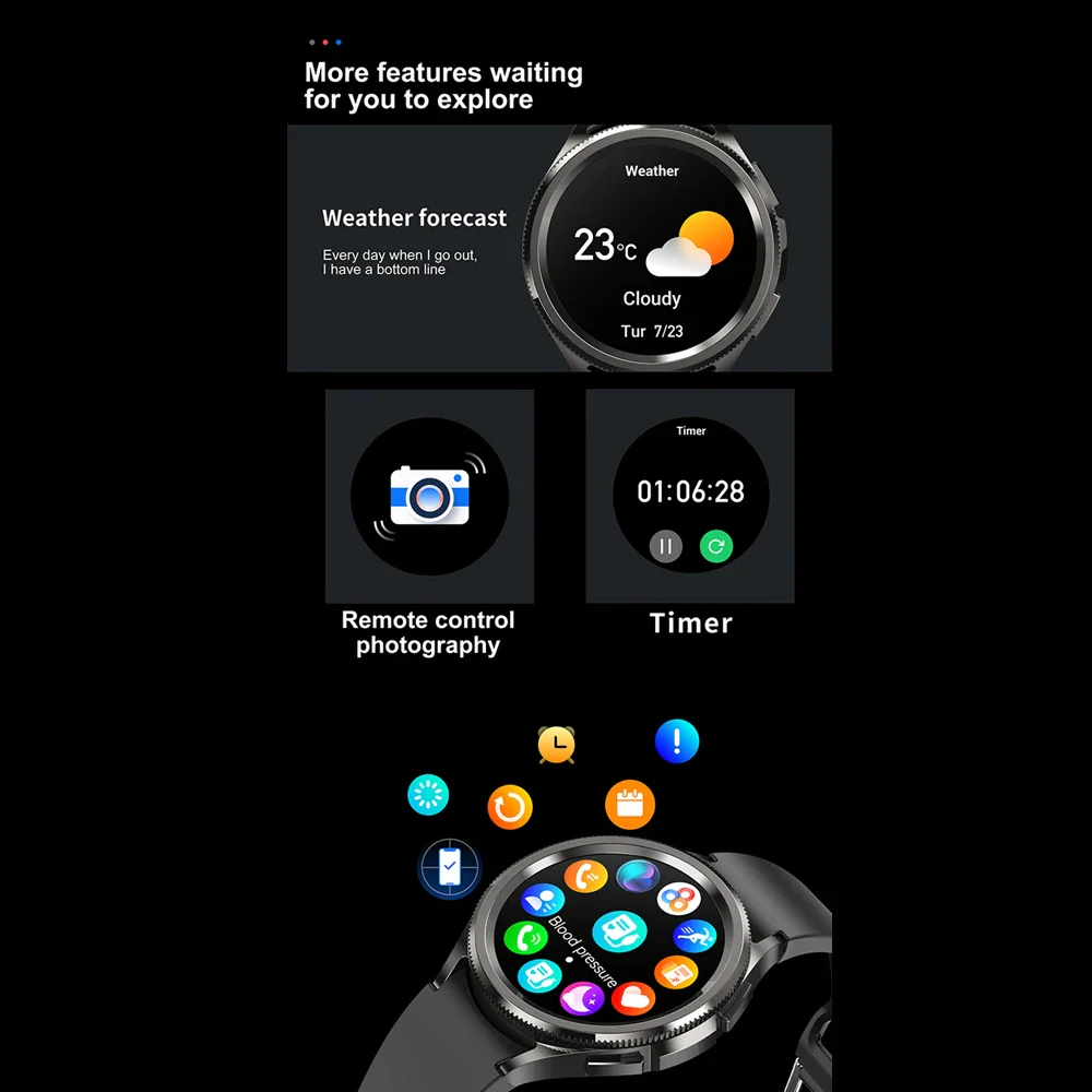 Classic Bluetooth Call Health Monitoring Smartwatch For Android & iOS - Image 6