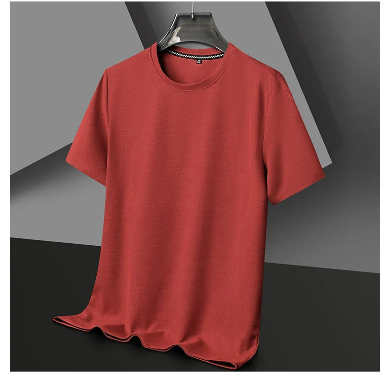 Summer 3D Waffle-Knit Crew Neck T-Shirt – Breathable & Soft - Image 20