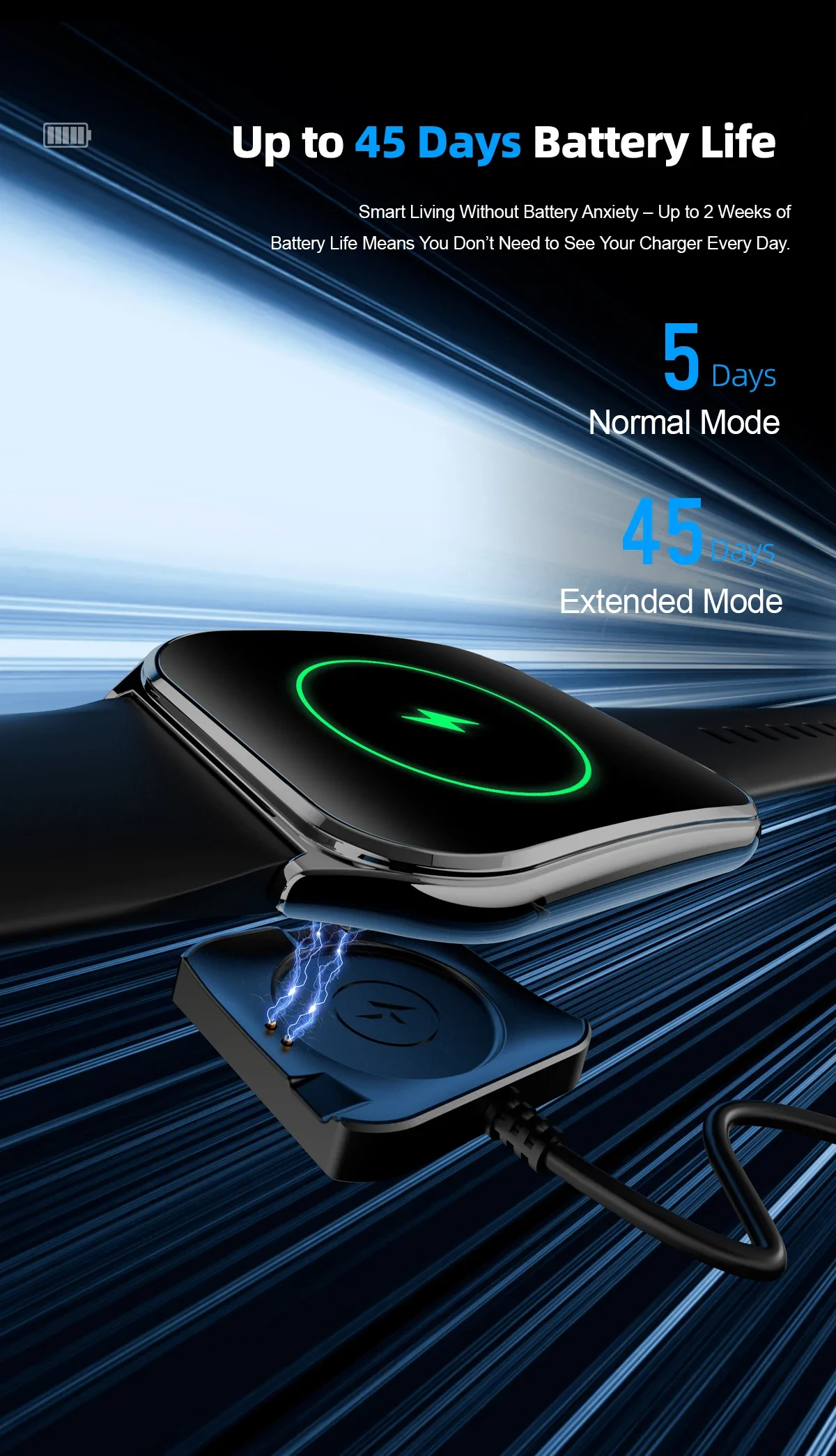 Ultra-Thin and Lightweight Brilliant 1.96” AMOLED Display Health Monitoring Smartwatch - Image 18