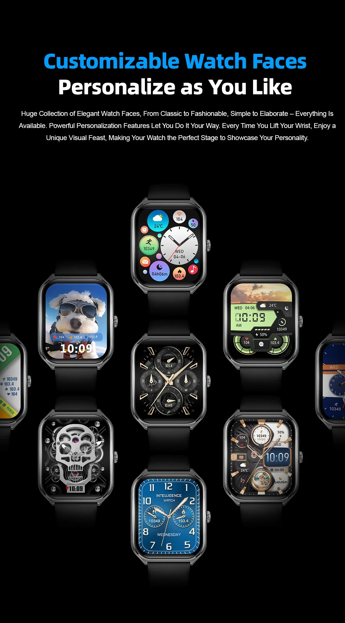 Ultra-Thin and Lightweight Brilliant 1.96” AMOLED Display Health Monitoring Smartwatch - Image 20