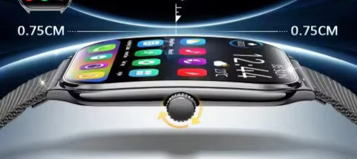 Ultra-Thin and Lightweight Brilliant 1.96” AMOLED Display Health Monitoring Smartwatch - Image 27