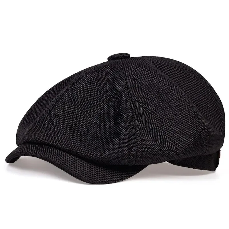 Retro Gatsby Style Classic 8-Panel Design Premium Twill Cotton Fabric Newsboy Cap - Image 8