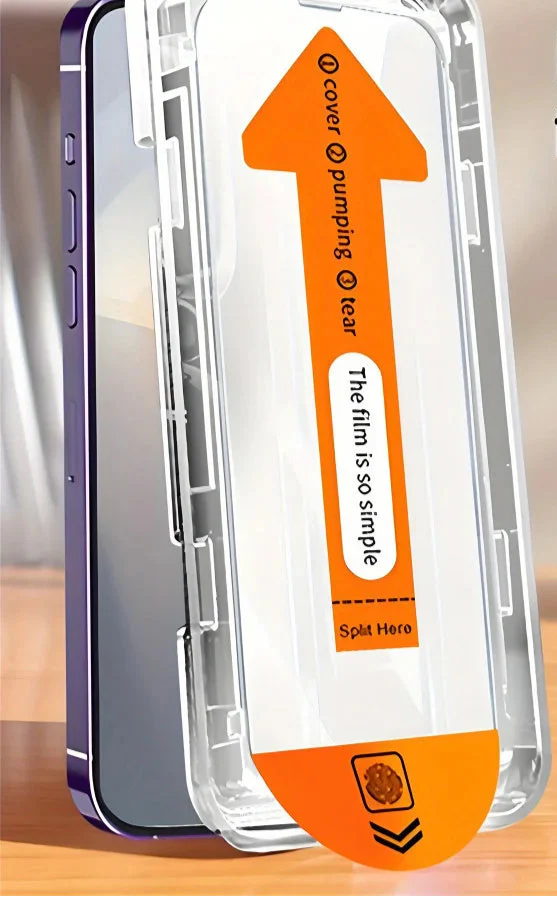 One-Click EZ Installation HD Clarity Tempered Glass Oleophobic Coating Screen Protector (3pcs) - Image 4