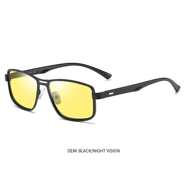 NO.ONEPAUL™ Metal Squared Frame Polarized Sunglasses for Men - Image 2