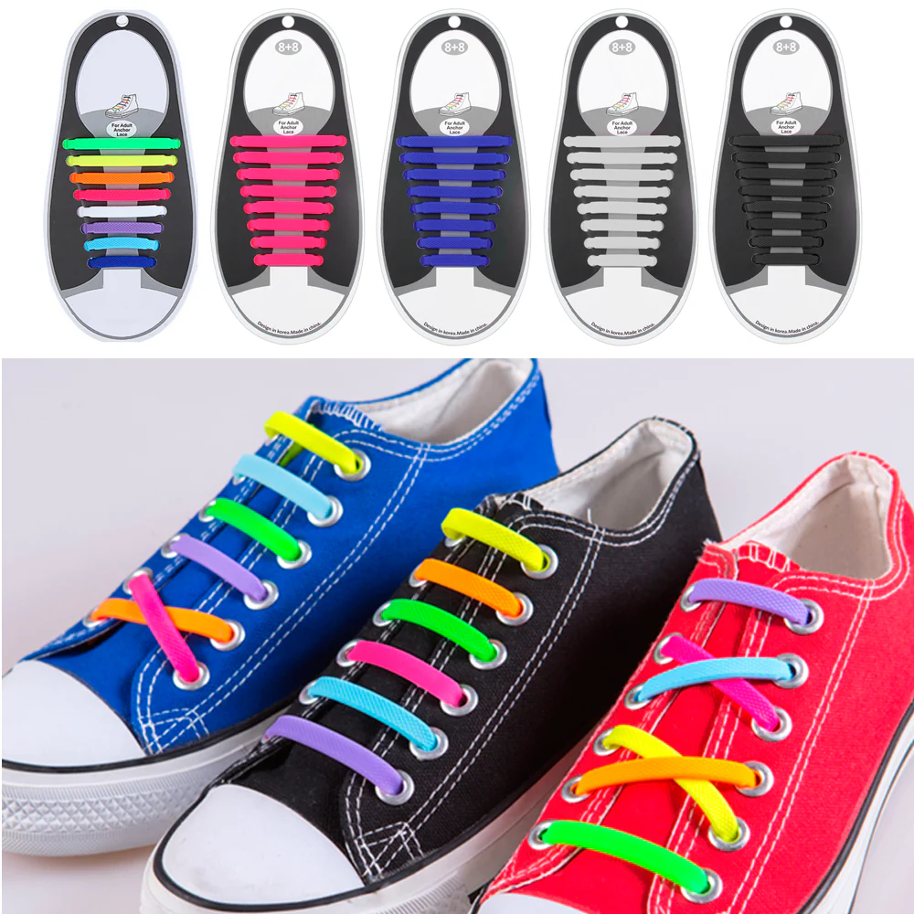 QuickLace - No Tie Silicone Shoelaces (16pcs set) - Image 22