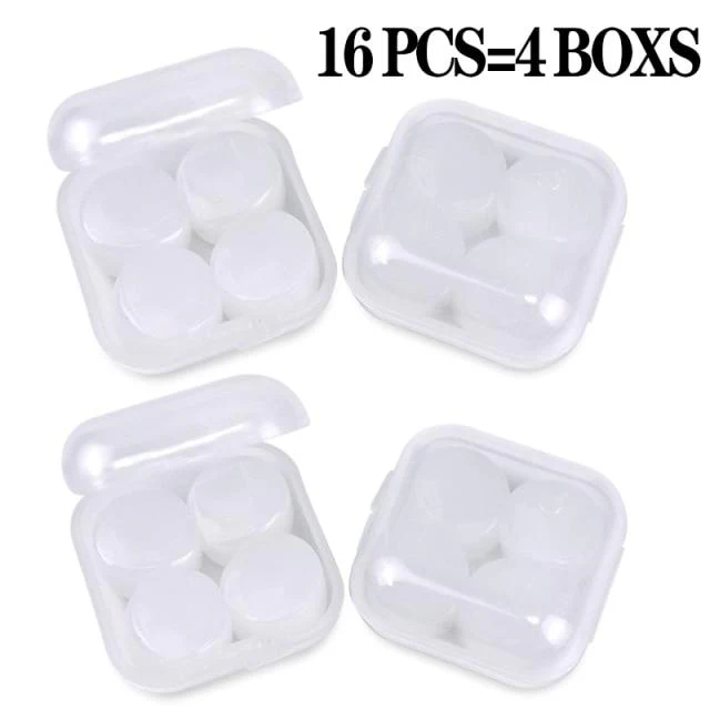 Noise Cancelling Silicone Ear Plugs (16 pcs) - Image 3