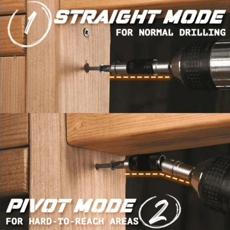 Magnetic Angle Guide Pivot Drill Bit Extension - Image 2