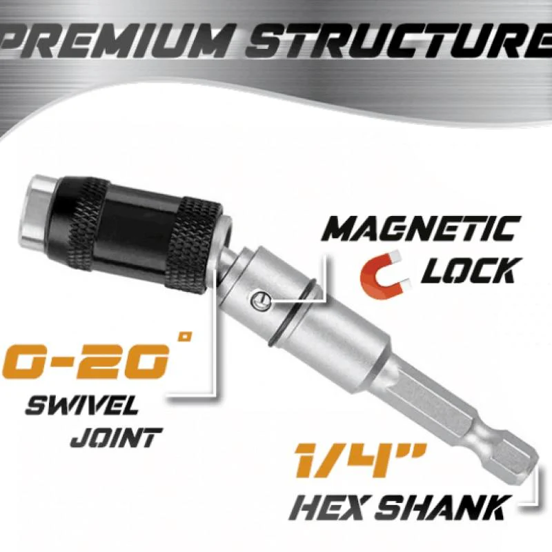 Magnetic Angle Guide Pivot Drill Bit Extension - Image 8
