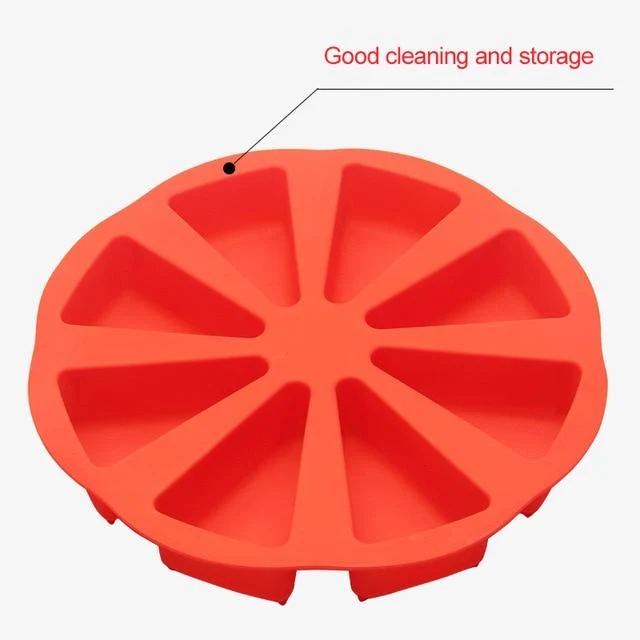 8 Cavity Non Stick Silicone Baking Mold - Image 3