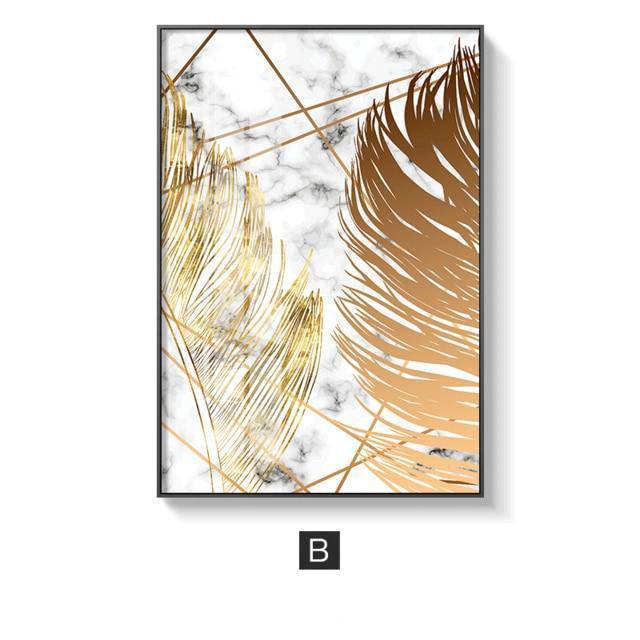 Nordic Style Botanical Canvas Wall Art - Image 3