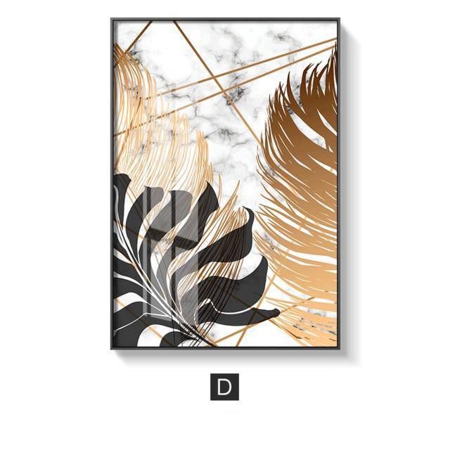 Nordic Style Botanical Canvas Wall Art - Image 5