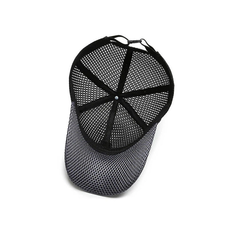 Ultra-Breathable Classic Look with Modern Utility Mesh Baseball Cap - Image 6