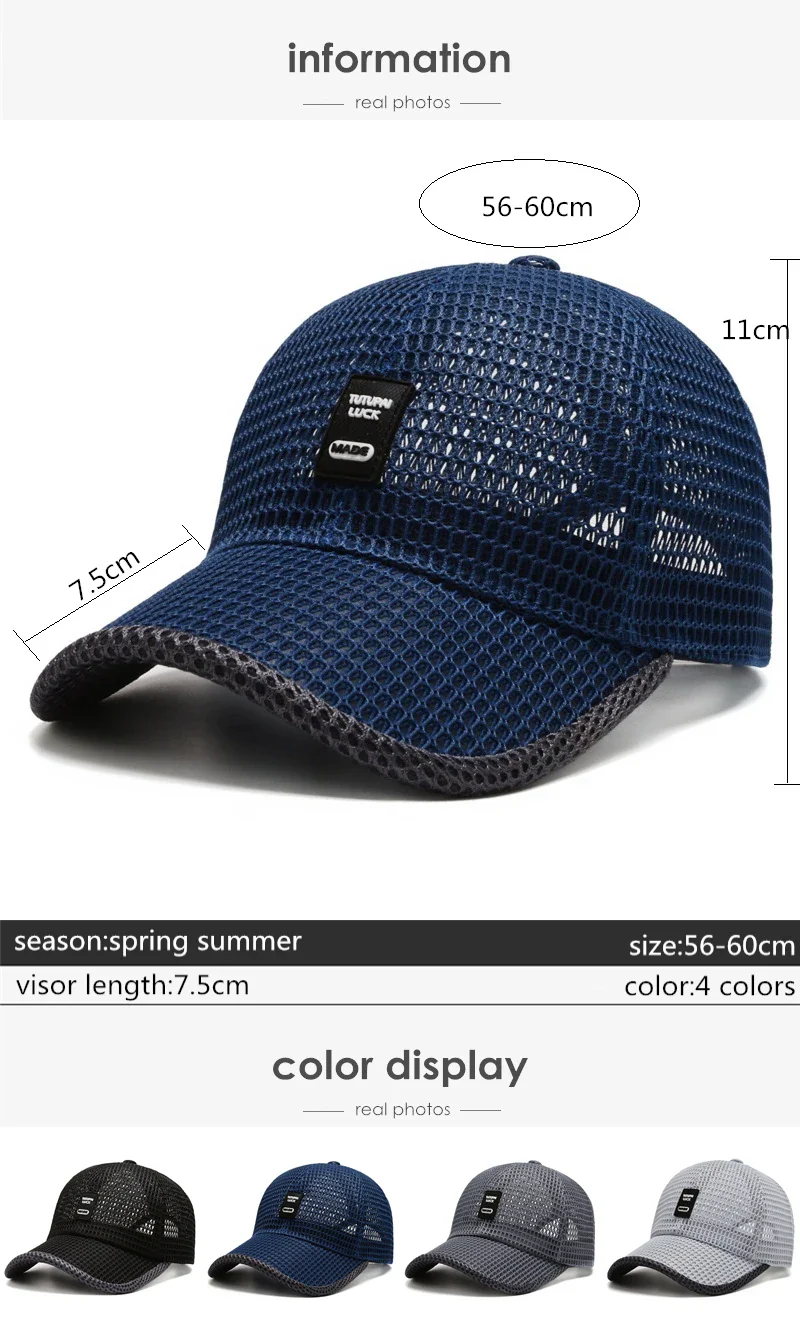 Ultra-Breathable Classic Look with Modern Utility Mesh Baseball Cap - Image 8