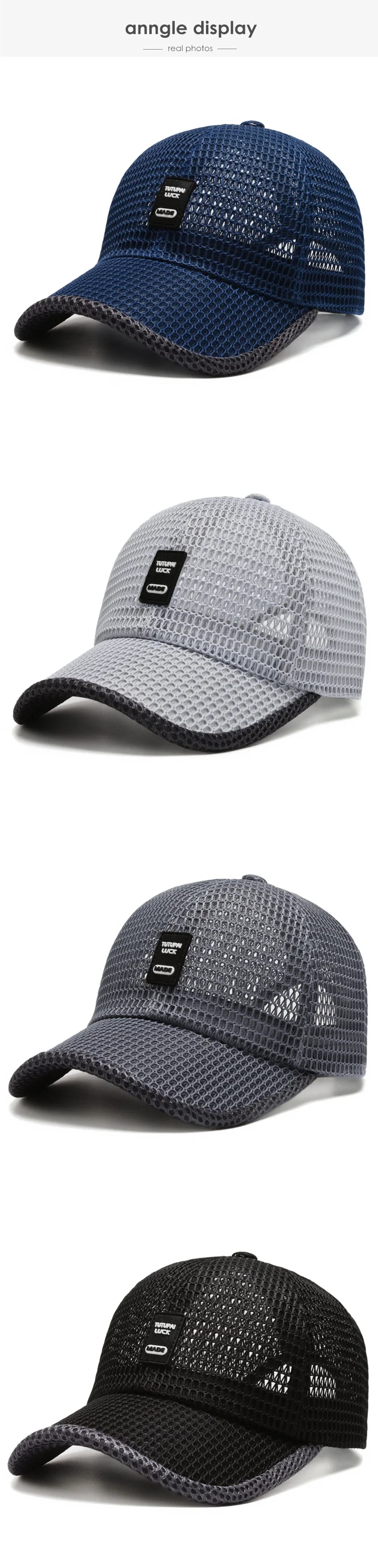 Ultra-Breathable Classic Look with Modern Utility Mesh Baseball Cap - Image 9