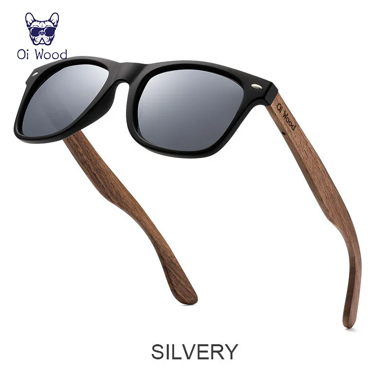 HD Polarized UV400 Full Glare Barrier Natural Wooden Anti-Impact Sunglasses - Image 17