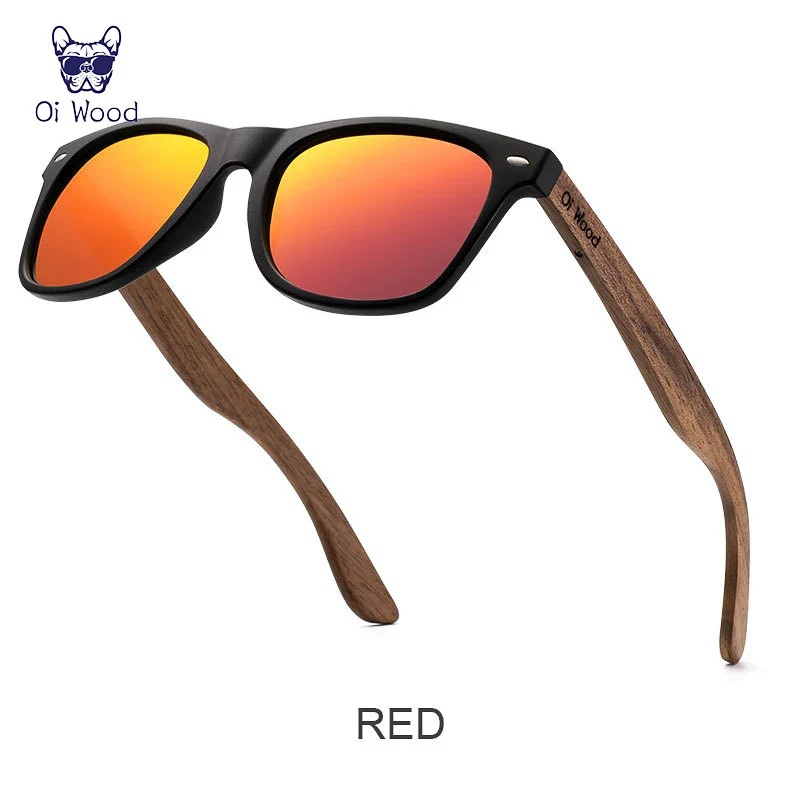 HD Polarized UV400 Full Glare Barrier Natural Wooden Anti-Impact Sunglasses - Image 20