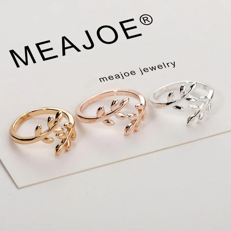 Olive Tree Branch Women's Open Ring