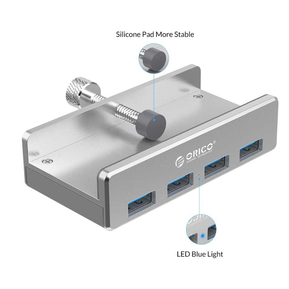 ORICO® Portable Clip-On 4-Port USB Hub - Image 4