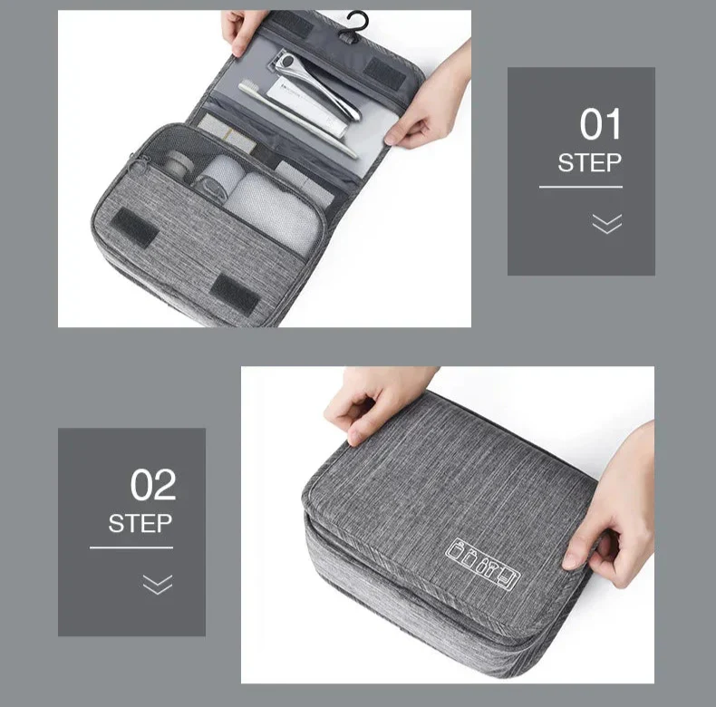 Deluxe Waterproof Large Capacity All-in-One Foldable Hanging Travel Bag - Image 10