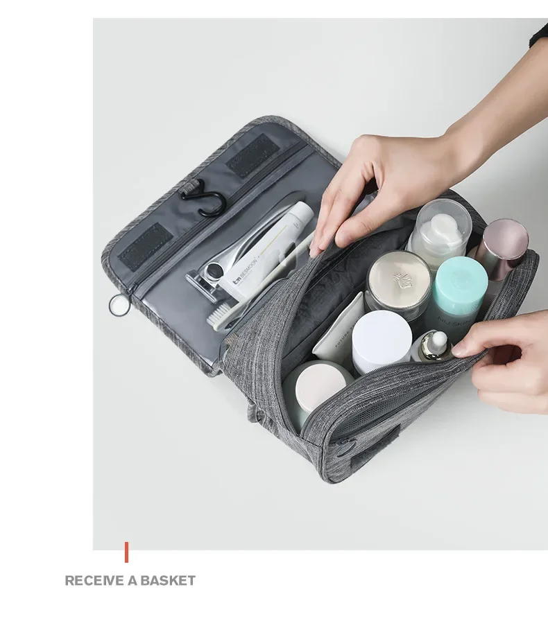 Deluxe Waterproof Large Capacity All-in-One Foldable Hanging Travel Bag - Image 13