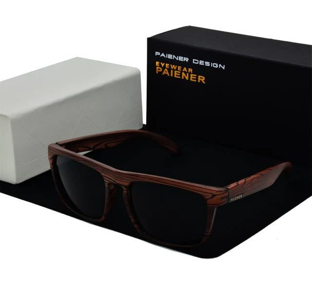 PAIENER™ Wood-Pattern Polarized Unisex Sunglasses - Image 5
