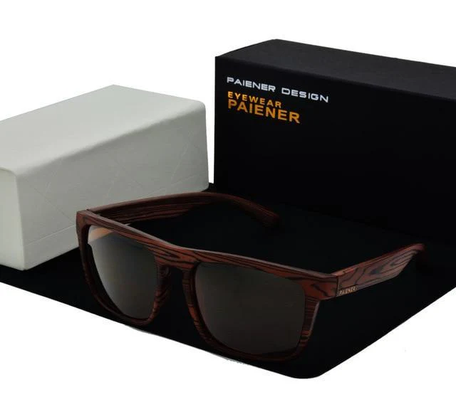 PAIENER™ Wood-Pattern Polarized Unisex Sunglasses - Image 6