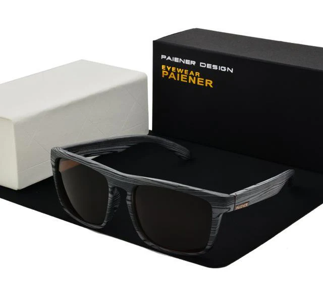 PAIENER™ Wood-Pattern Polarized Unisex Sunglasses - Image 9