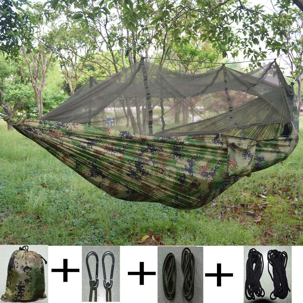 Parachute Fabric Hammock With Mosquito Net - Image 10
