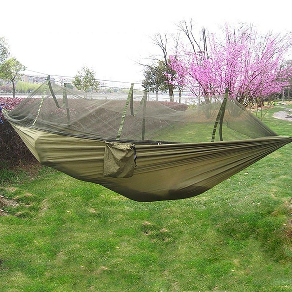 Parachute Fabric Hammock With Mosquito Net - Image 2