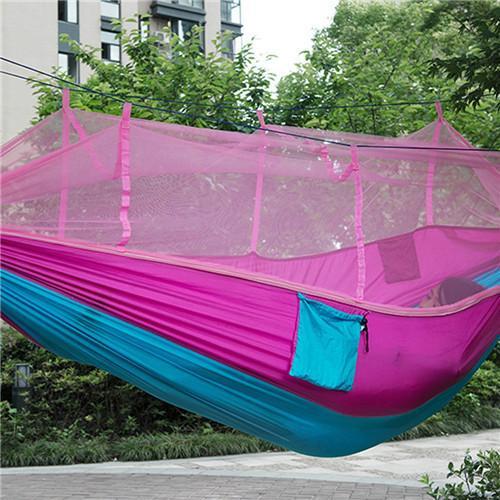 Parachute Fabric Hammock With Mosquito Net - Image 7