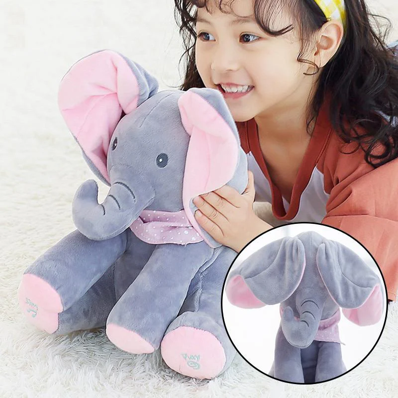 Peek-a-boo Interactive Elephant Plush Dolls