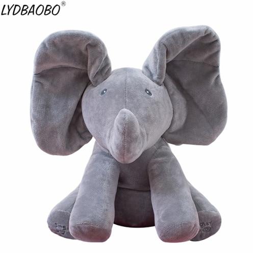 Peek-a-boo Interactive Elephant Plush Dolls - Image 5