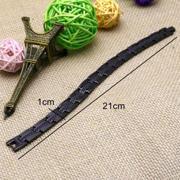 PET-  Black Stainless Steel Bracelet - Image 3