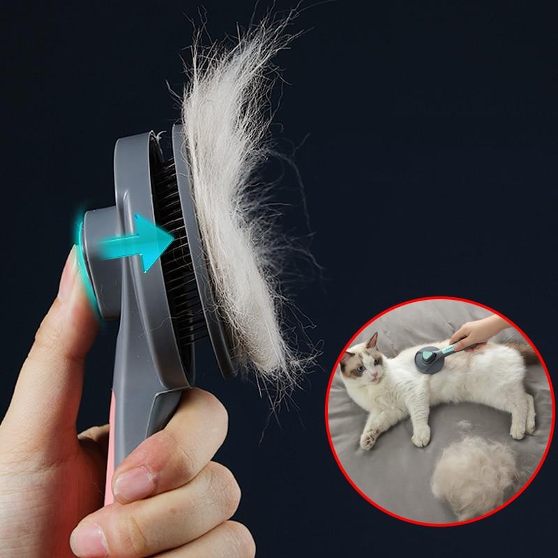 Self-Cleaning Universal Pets Grooming Comb - Image 2