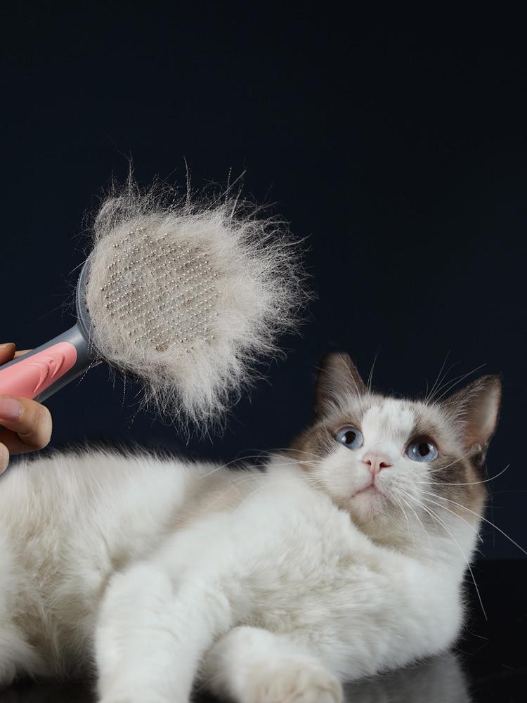 Self-Cleaning Universal Pets Grooming Comb - Image 9