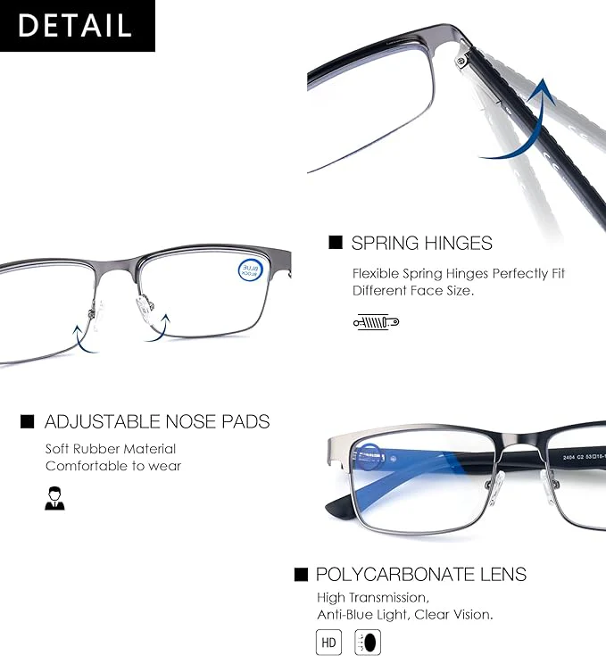 Ultra-Light Photochromic Crystal-Clear Vision Reading Glasses - Image 26