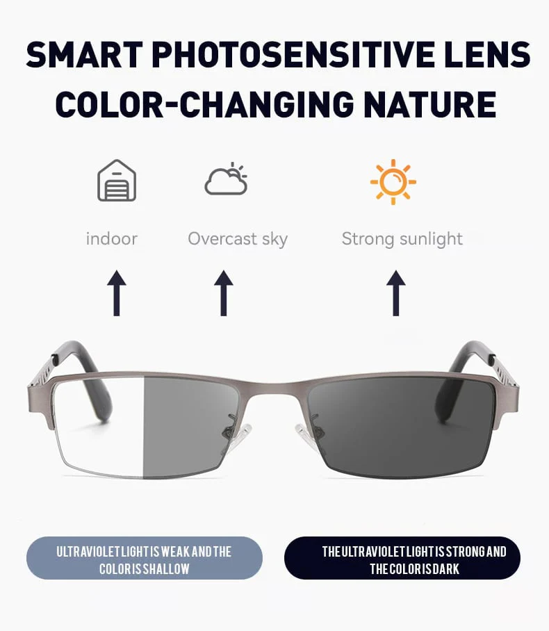 Ultra-Light Photochromic Crystal-Clear Vision Reading Glasses - Image 30