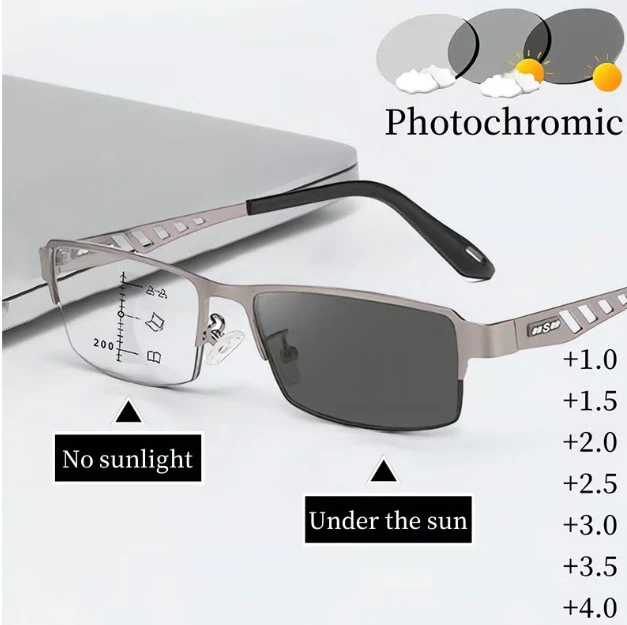 Ultra-Light Photochromic Crystal-Clear Vision Reading Glasses - Image 35