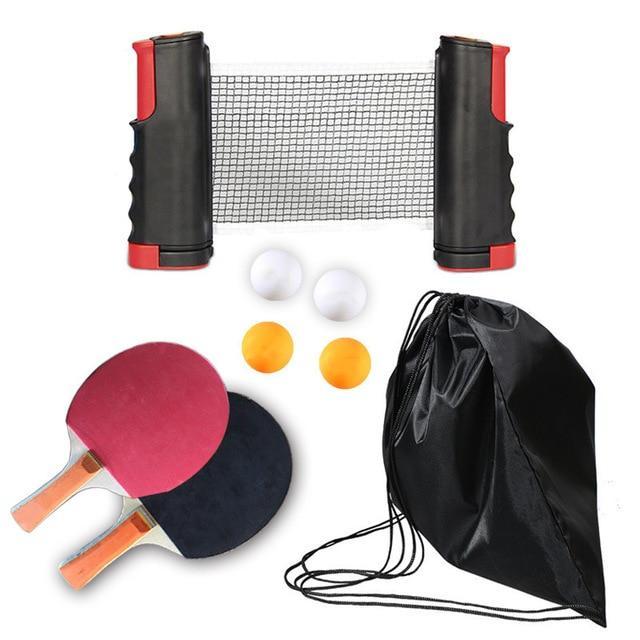 Trophy™ Ping Pong Set With Retractable Table Net - Image 3