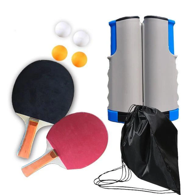 Trophy™ Ping Pong Set With Retractable Table Net - Image 4