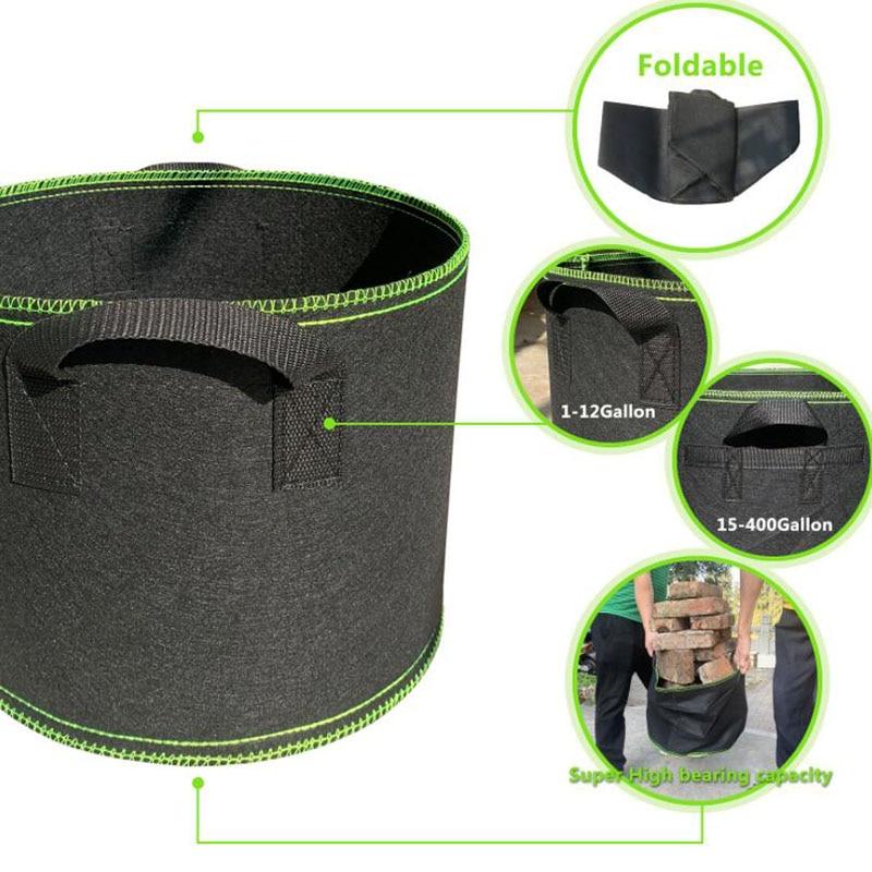 Non Woven Garden Planting Bag (5 Pcs) - Image 6
