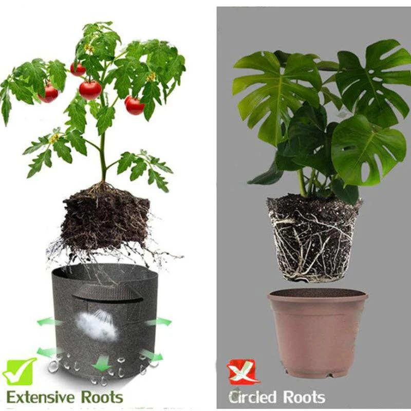 Non Woven Garden Planting Bag (5 Pcs) - Image 7